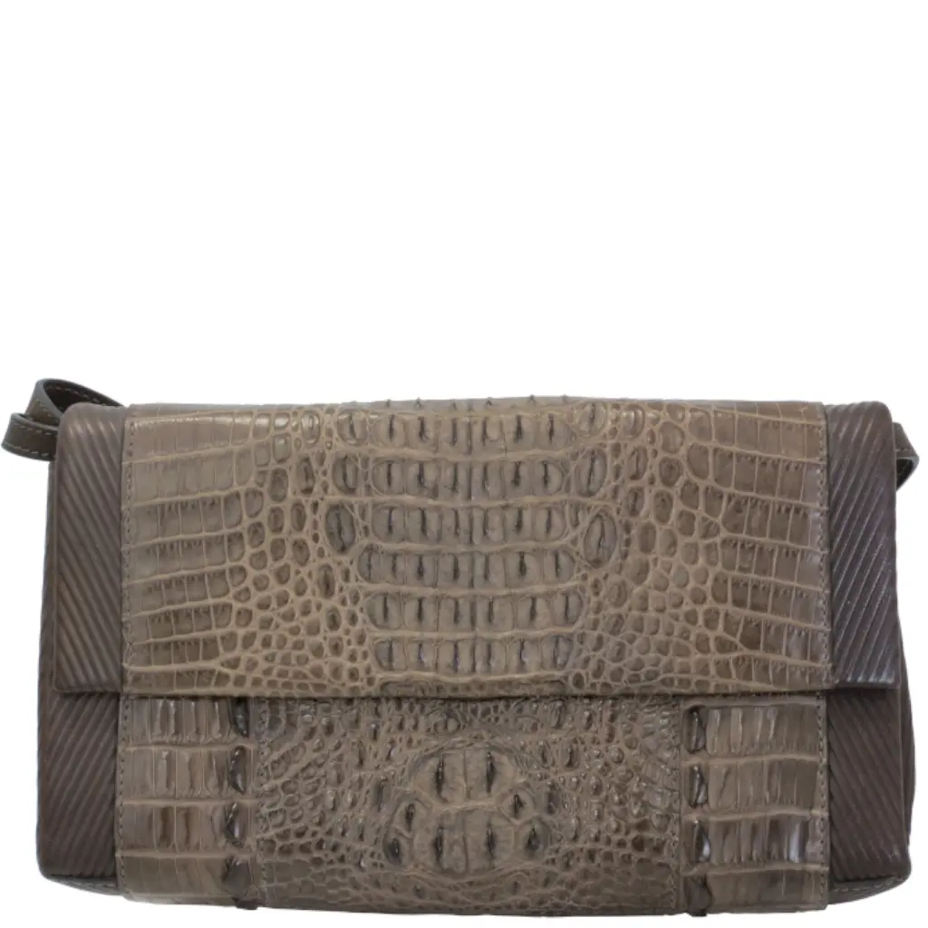 Via La Moda Veronica VLP4032HB Hornback handbag nicotine front jpg
