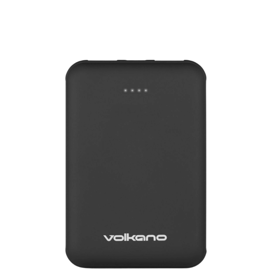 Volkano Nano 9005 10000mAh powerbank black front primary