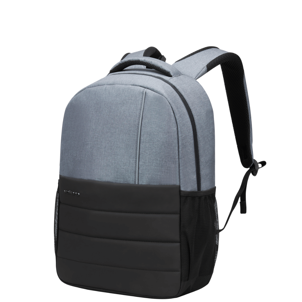 Volkano Slater 9176 Laptop Backpack Grey front3qrtr primary png