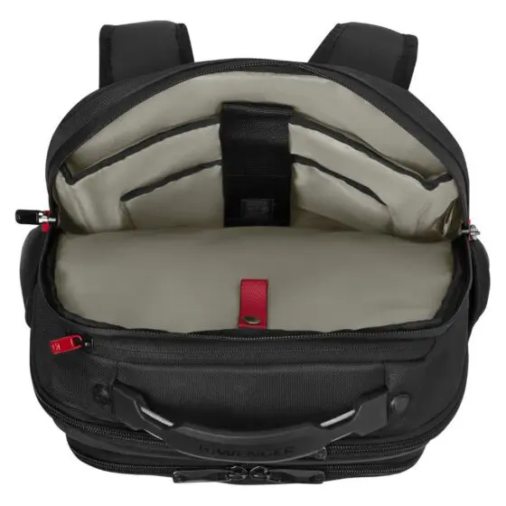 Wenger 653186Altair laptop Backpack Black interior1 jpg