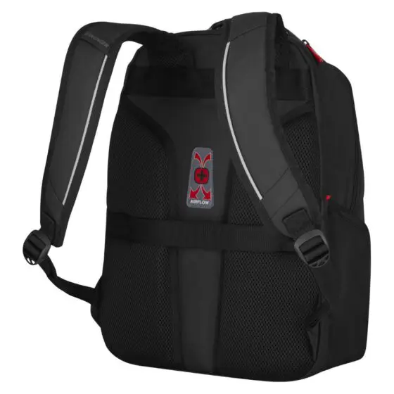 Wenger 653186Altair laptop Backpack Black rear3qrtr jpg