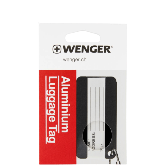 Wenger Aluminium tags package transparent