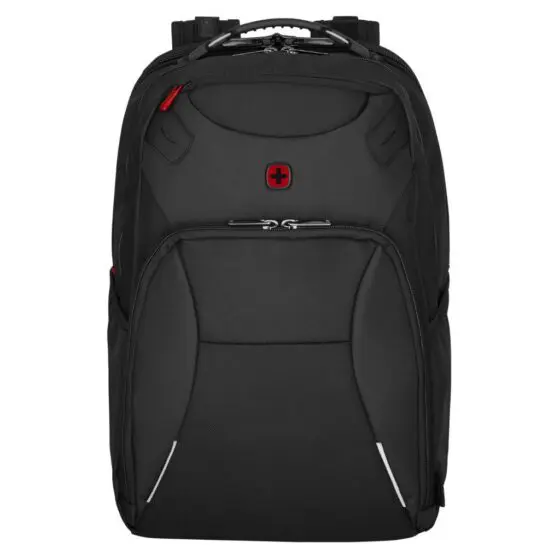 Wenger Cosmic 653187 15 inch laptop Backpack Black front jpg