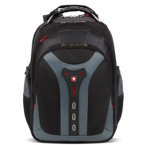 Wenger Pegasus 17 inch laptop backpack black 600639 front jpg