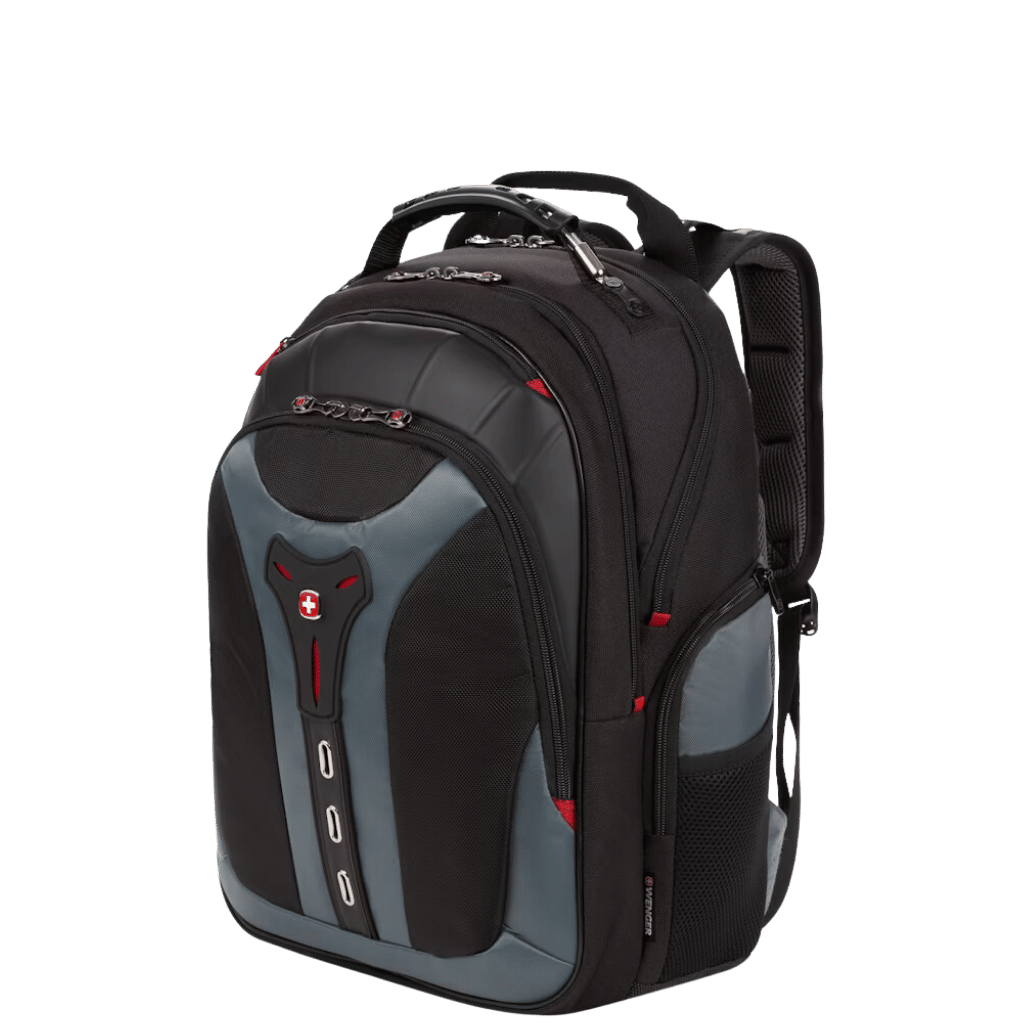 Wenger Pegasus 17 inch laptop backpack black 600639 front3qrtr png