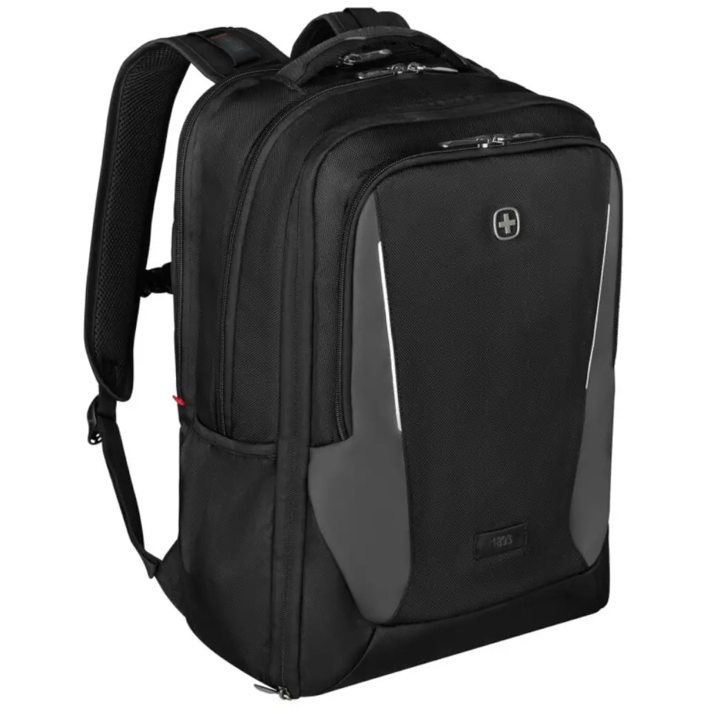 Wenger XE Extent 17 inch laptop backpack black 612741 front3qrtr jpg