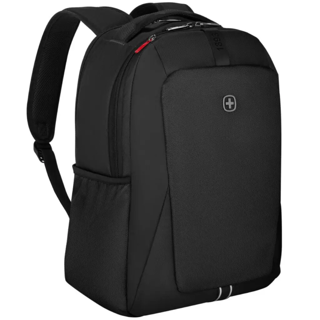 Wenger XE Pro 16 inch laptop backpack black 612739 front3qrtr jpg