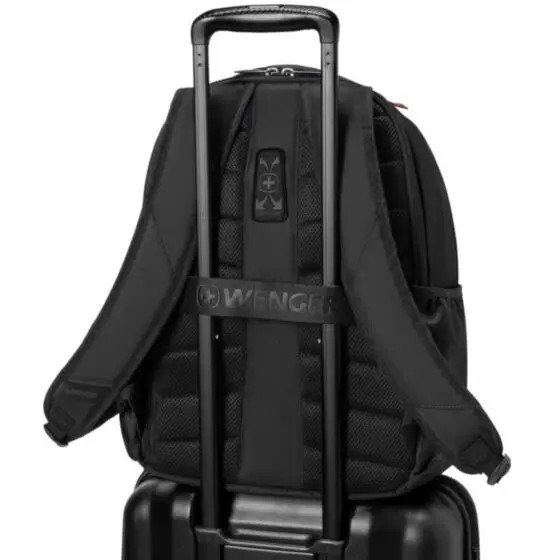 Wenger XE Pro 16 inch laptop backpack black 612739 handle strap jpg