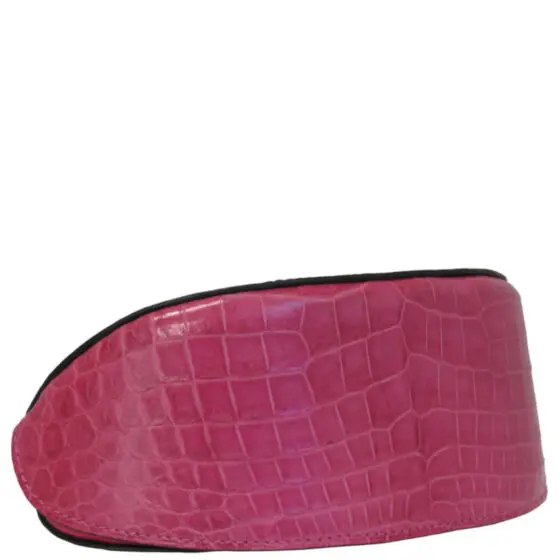 Zambezi Grace A7324GBY Sunglass Case Croc Belly Cycleman front3qrtr jpg