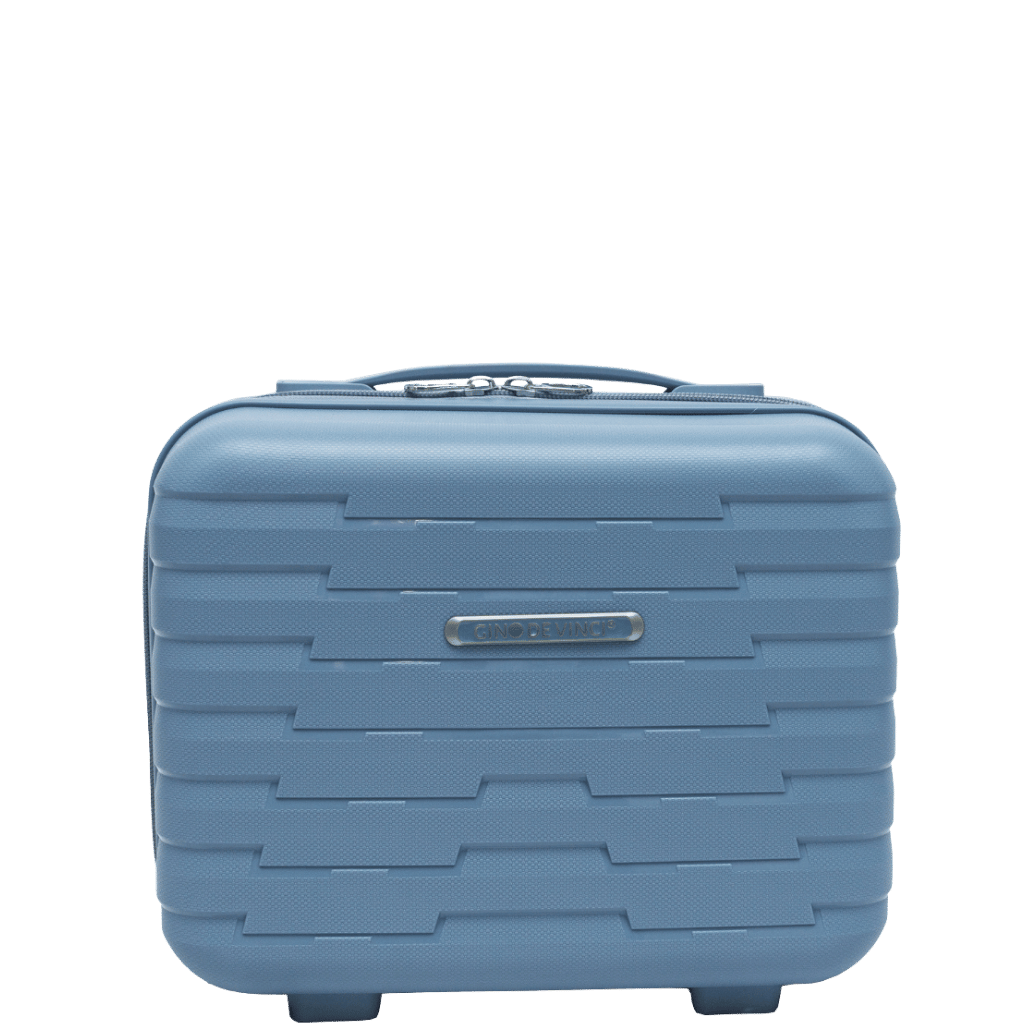 Gino De Vinci Sierra Vanity Beauty case blue front primary