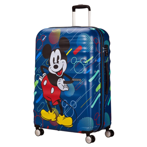 American Tourister Future pop Spinner Mickey 77cm blue front3qrtr primary