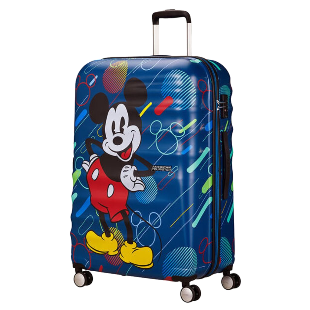 American Tourister Future pop Spinner Mickey 77cm blue front3qrtr primary