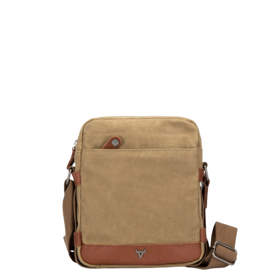 Brando Duvall 4125 Small crossbody khaki brown front primary
