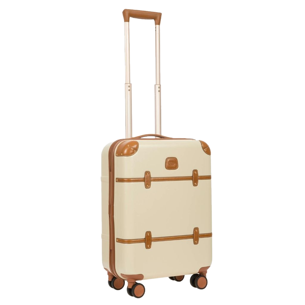 Brics Bellagio Spinner Luggage BGB28301 55cm cream front3qrtr primary