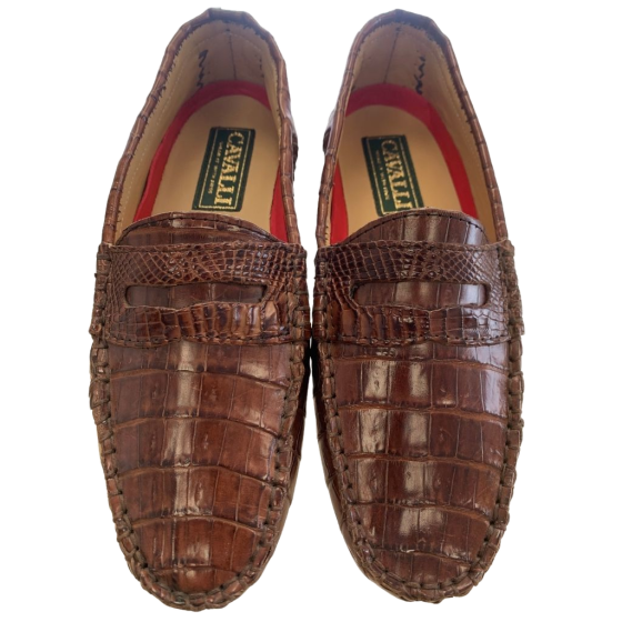 Cavalli Crocodile Unisex Drivers Shoe Kango main primary