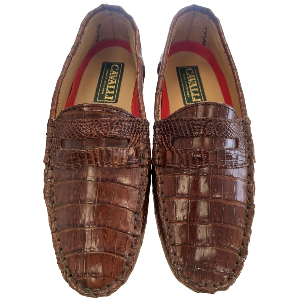 Cavalli Crocodile Unisex Drivers Shoe Kango main primary