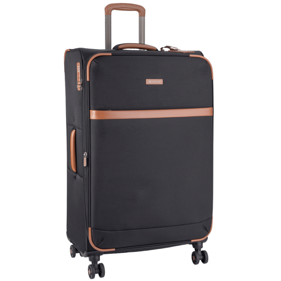 Cellini Monte Carlo 36674 Large check in black front3qrtr transp