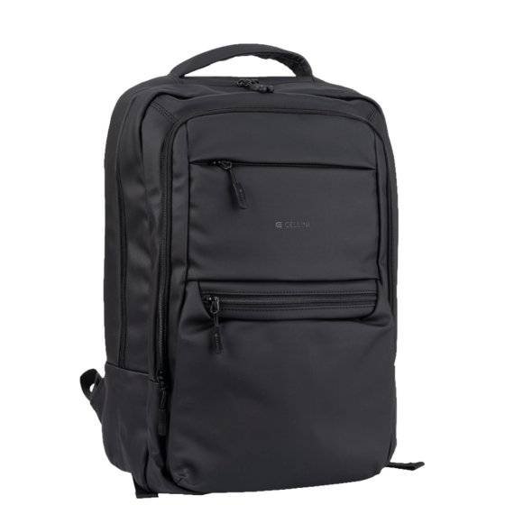 Cellini Sidekick 19948 Commute Backpack black front3qrtr transp