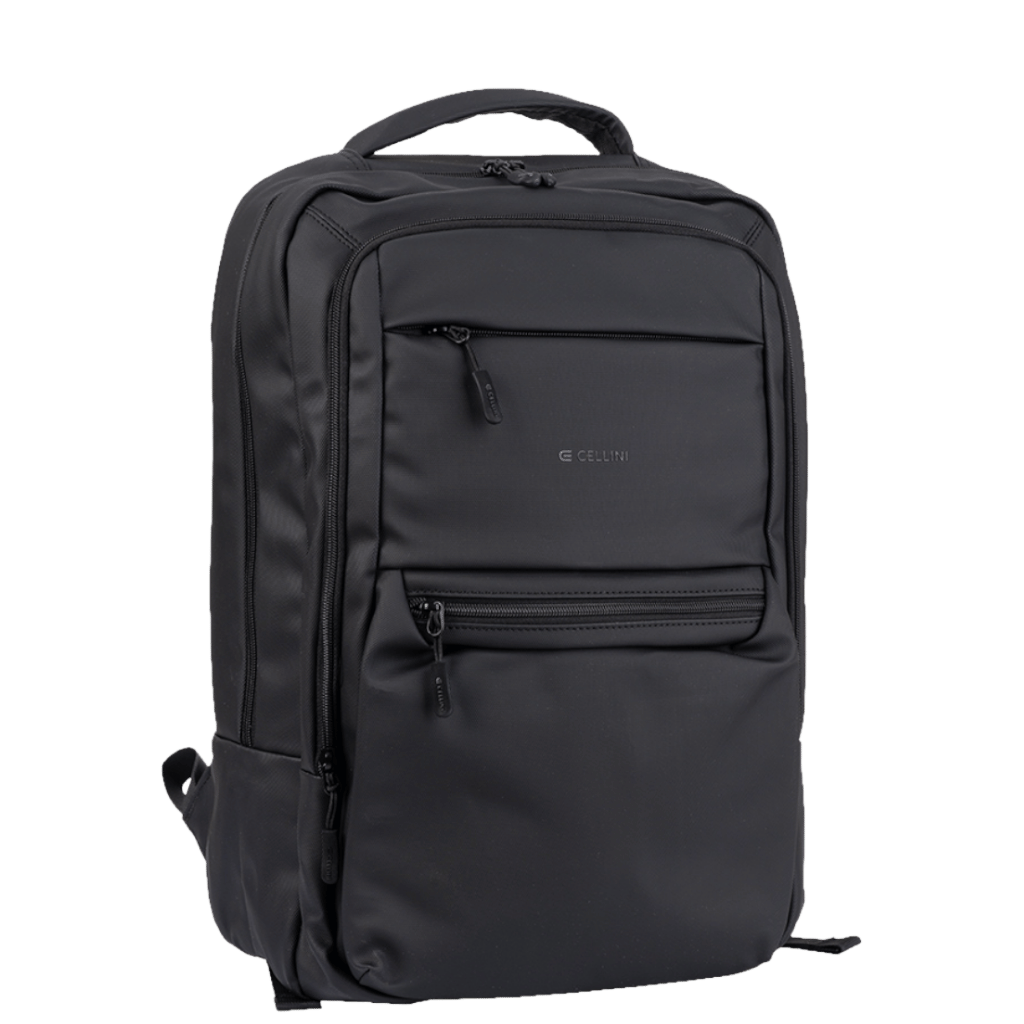 Cellini Sidekick 19948 Commute Backpack black front3qrtr transp