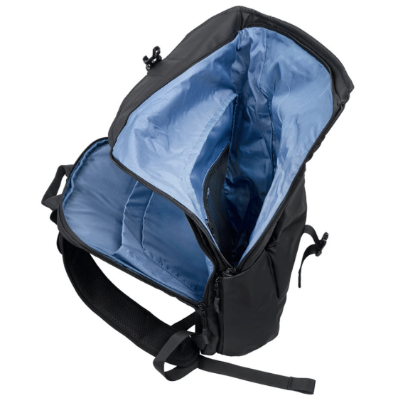 Cellini Sidekick 29340 rolltop backpack black interior