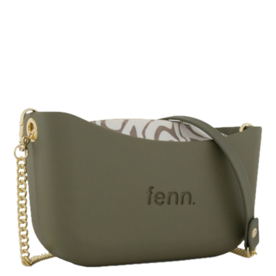 Fenn Classic 2197 Olive gold chain inner print front3qrtr