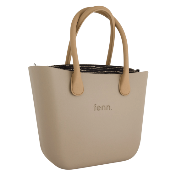 Fenn Original 1521 Stone light tan round handle black inner front3qrtr