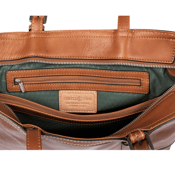 Jekyll and Hide 6298 Montanna Colt shopper leather tan interior