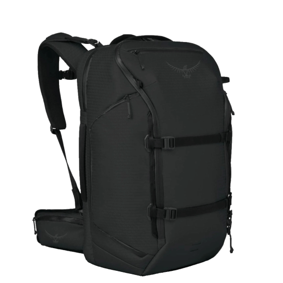 Osprey Archeon Travelpack 40L black front 3qrtr primary