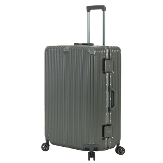 Paklite Metro PLMET6956 Check in 75cm Spinner charcoal front3qrtr