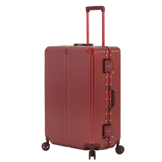 Paklite Metro PLMET6956 Check in 75cm Spinner red front3qrtr