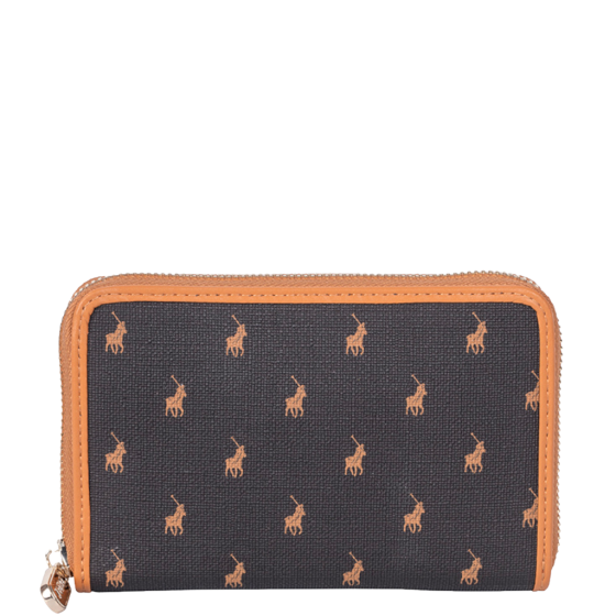 Polo New Icon POS43244 Medium Zip Around brown front