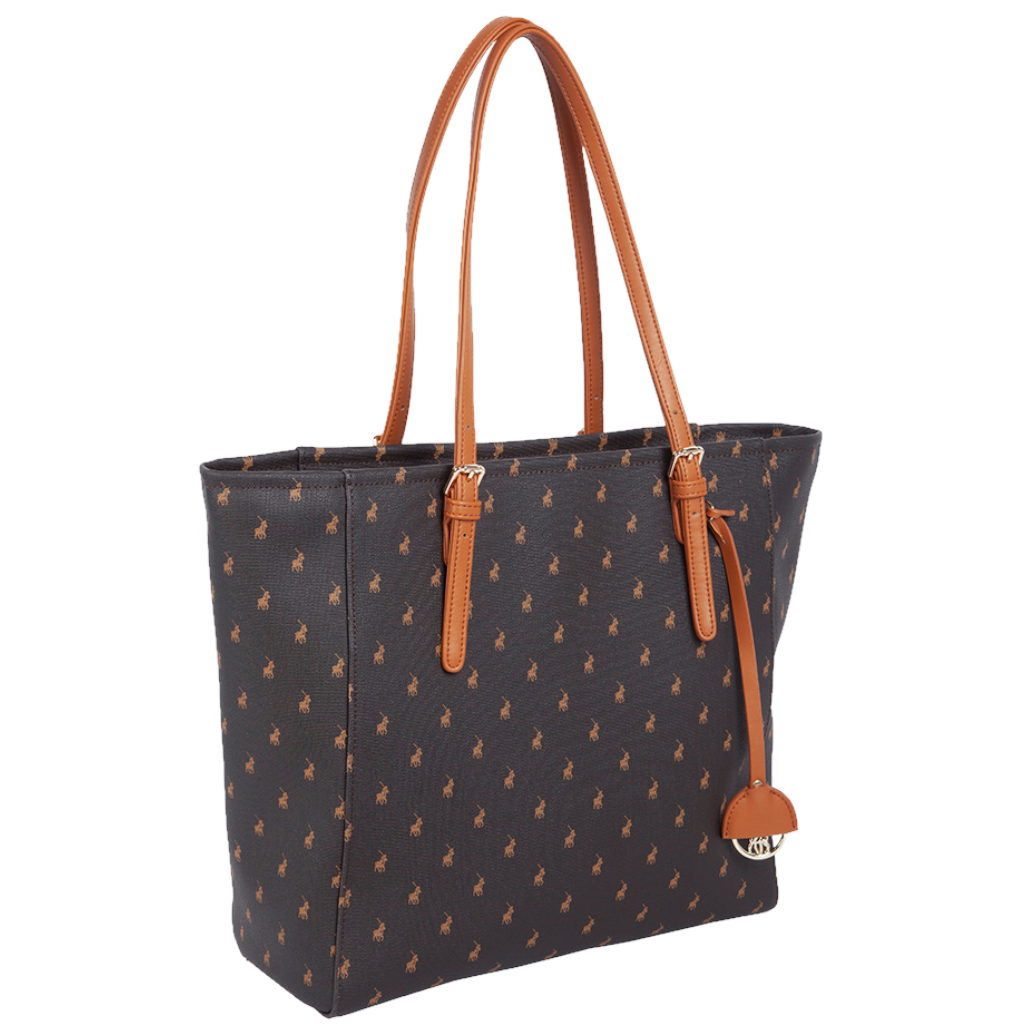 Polo New iconic tote handbag 43210 Brown front3qrtr