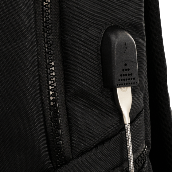 Volkano 7151 Midtown laptop Backpack black USB