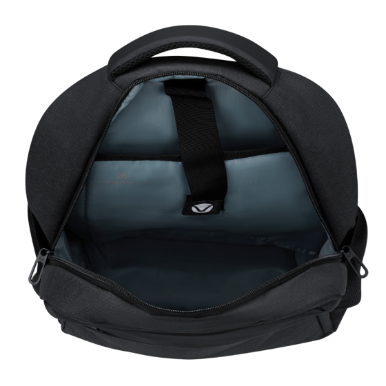 Volkano 9243 indigo Backpack Black interior