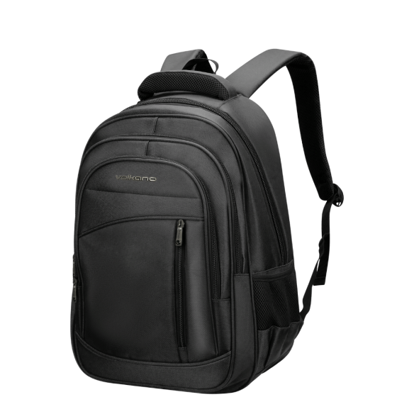 Volkano Spectre Backpack 9299 Black front3qrtr