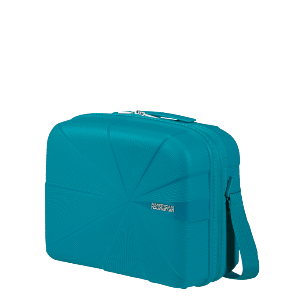 American Tourister MD5 Starvibe Beauty case verdigris turquoise front3qrtr primary