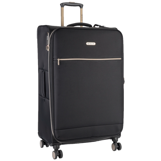 Cellini Allure 46674 Check in Spinner black front3qrtr L