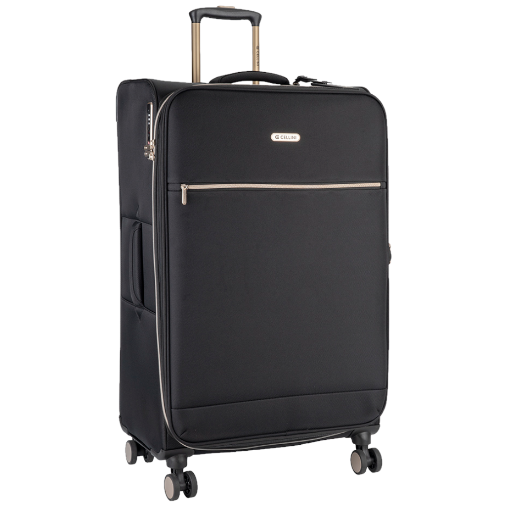 Cellini Allure 46674 Check in Spinner black front3qrtr L