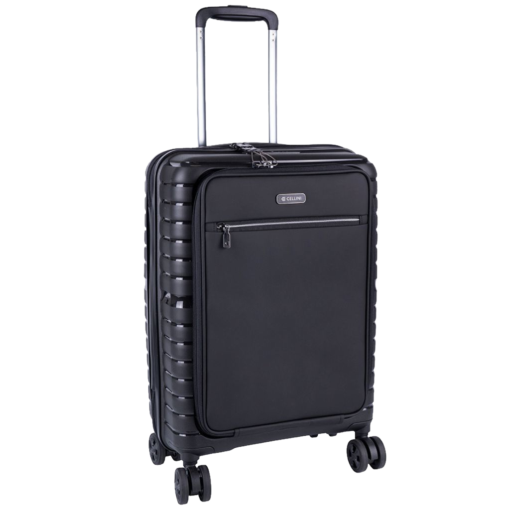 Cellini Bizlite Easy access 55cm Spinner 840 black front3qrtr primary