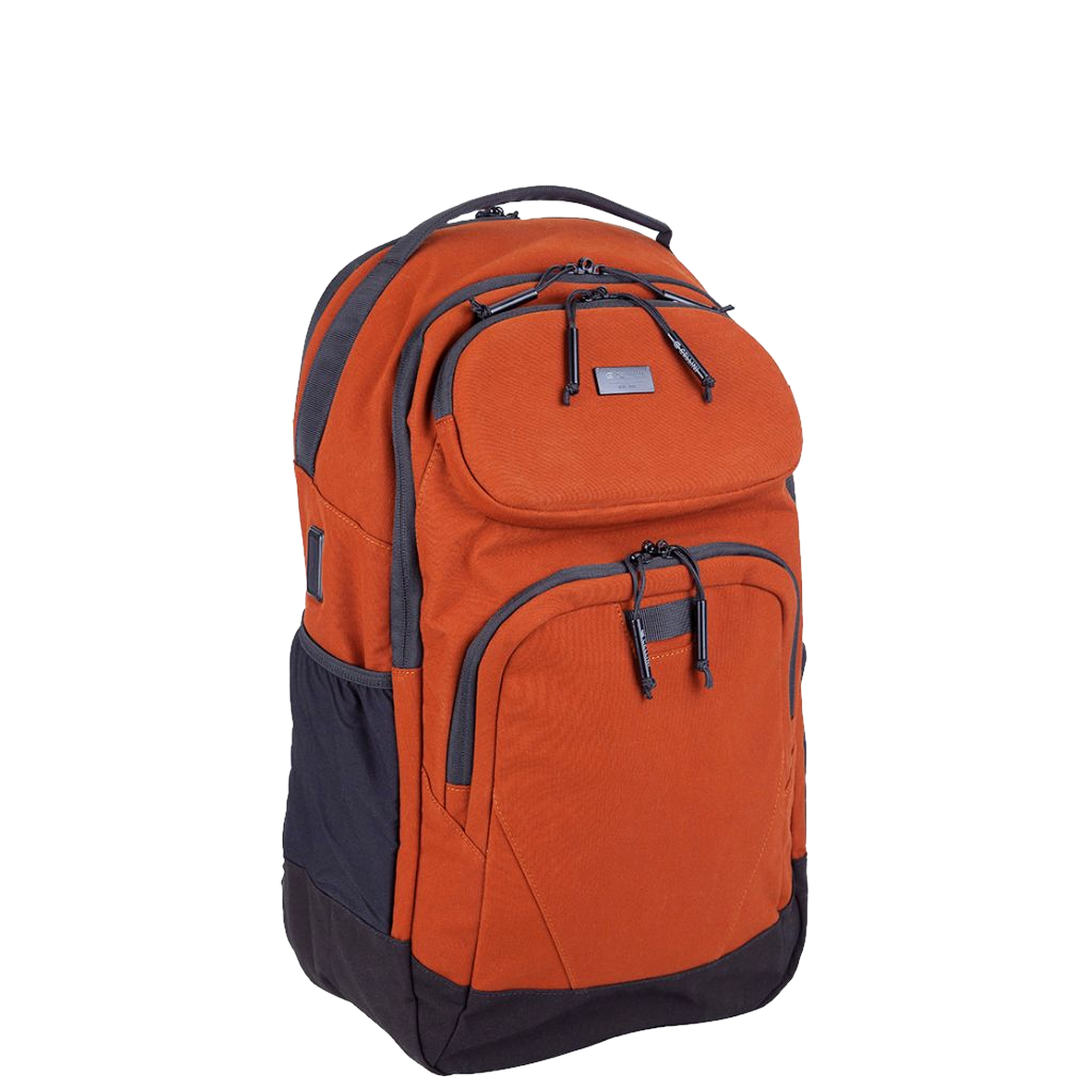 Cellini Explorer Pro laptop backpack front pouch 49951 rust primary