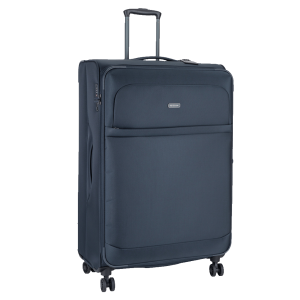 Cellini Microlite S 799 84cm Extra Large check in spinner ink blue front3qrtr primary