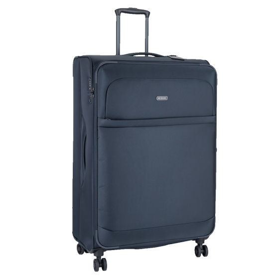 Cellini Microlite S 799 84cm Extra Large check in spinner ink blue front3qrtr primary