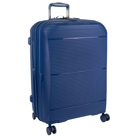Cellini Qwest Spinner Luggage expander 869 Navy 79 front3qrtr primary