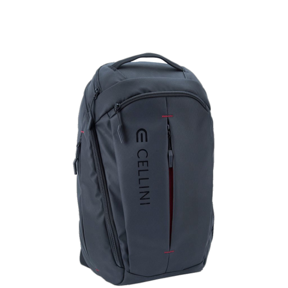 Cellini Sidekick 29365 Black Laptop Backpack front 3qrtr primary
