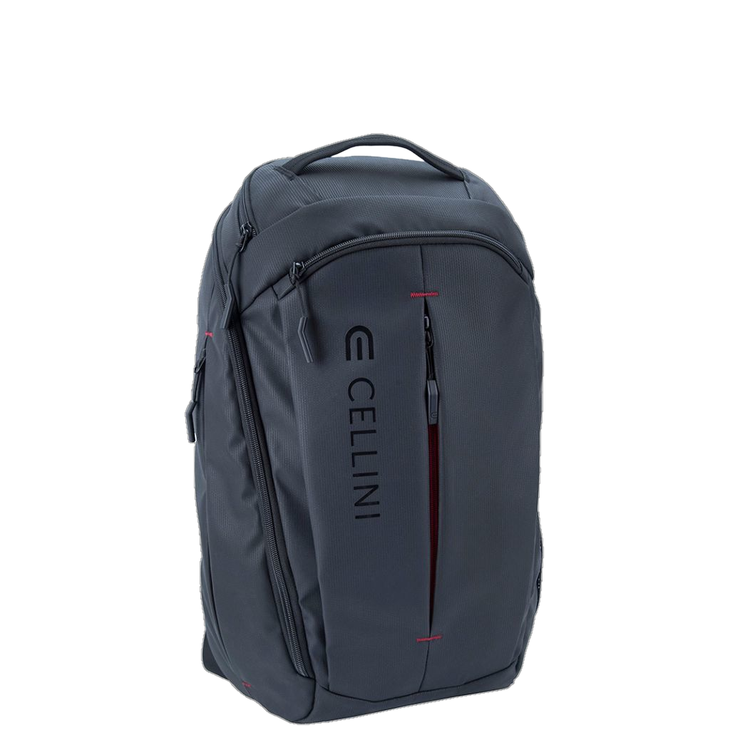 Cellini Sidekick 29365 Black Laptop Backpack front 3qrtr primary