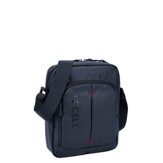 Cellini Sidekick 29463 black digital sling bag front 3qrtr primary