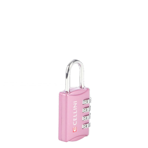 Cellini Travel Essentials 4 dial TSA combination lock 33104 pink primary