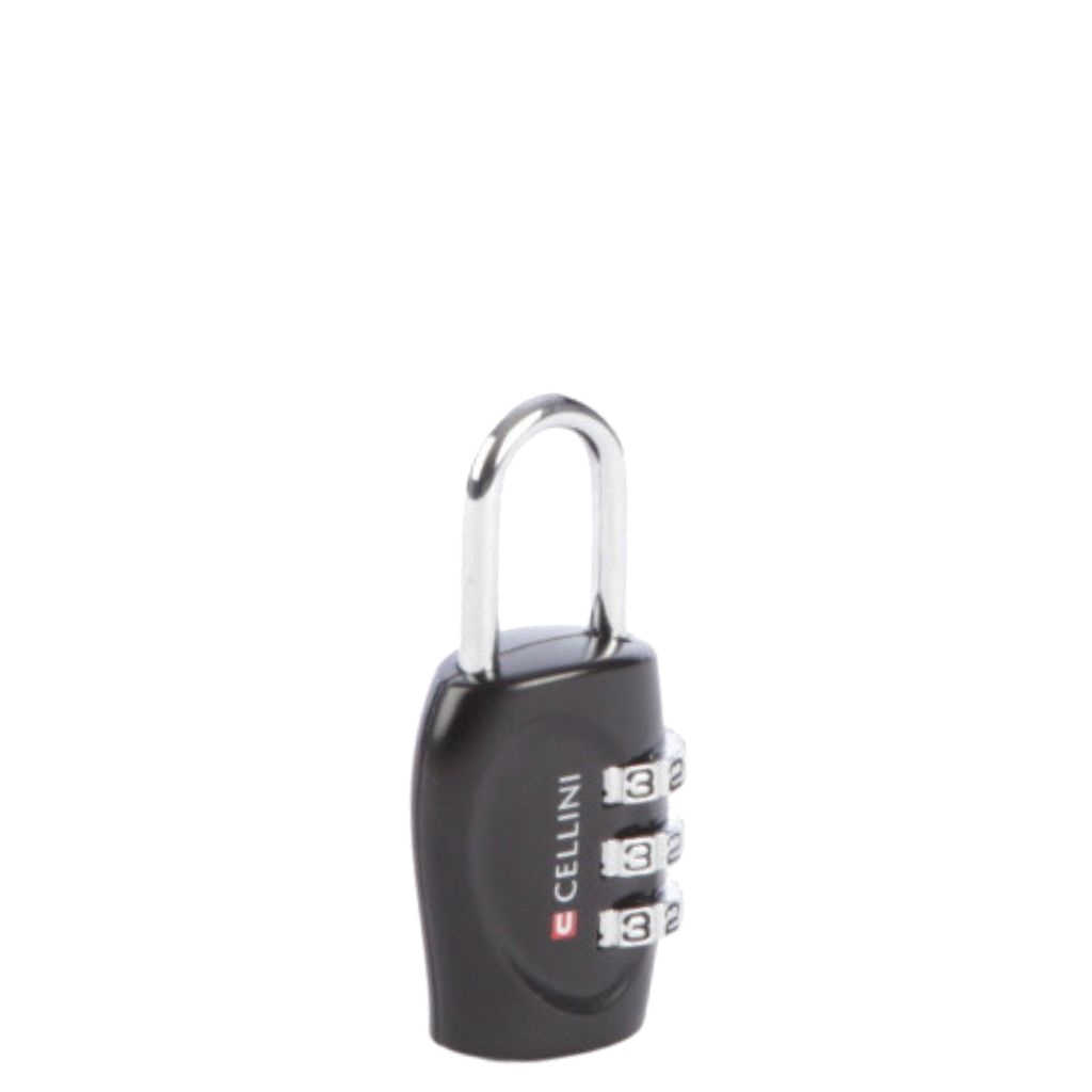 Cellini Travel essentials 3 dial combination lock 33103 black front primary
