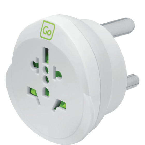 Design Go World Sa plug adaptor 565 front3qrtr