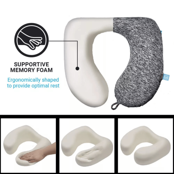Go TRavel 485 Memory foam pillow feature